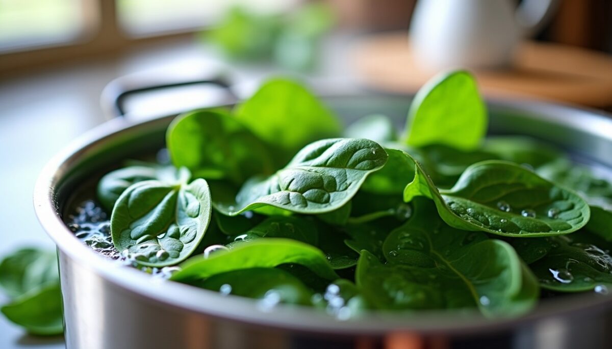 Cuisson express des épinards frais à l&rsquo;eau : astuces et conseils pratiques !